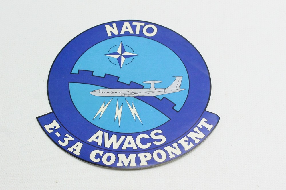 Vintage NATO AWACS E-3A Component Sticker