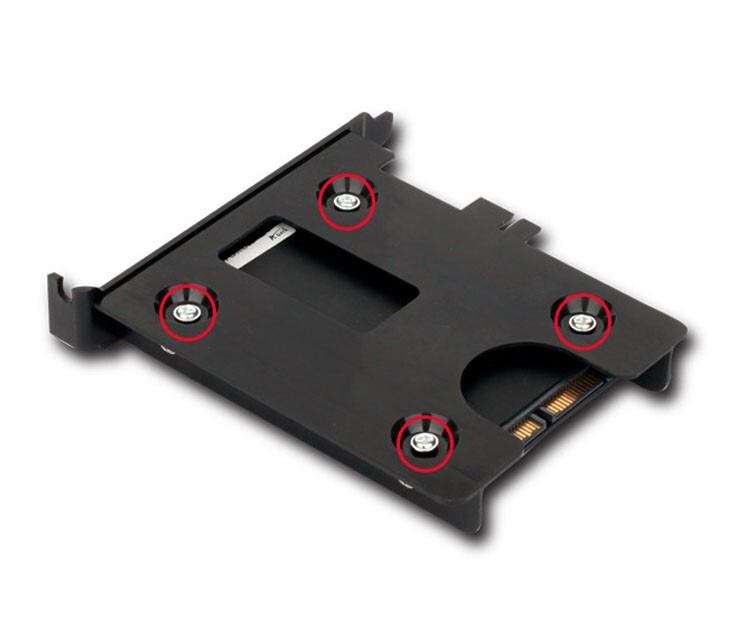 Bytecc Rear Panel 2.5" HDD/SSD Bracket internal slot mounting kit