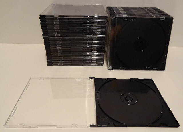 CD Disc Holders 45 TOTAL - Black