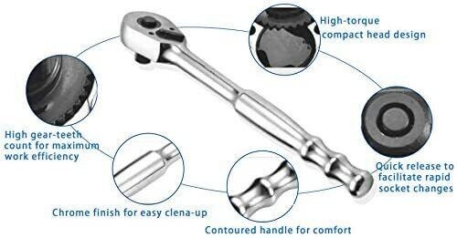 Blue-Point Tools 1/2" Drive Standard Handle Quick Release Ratchet BPRSR940