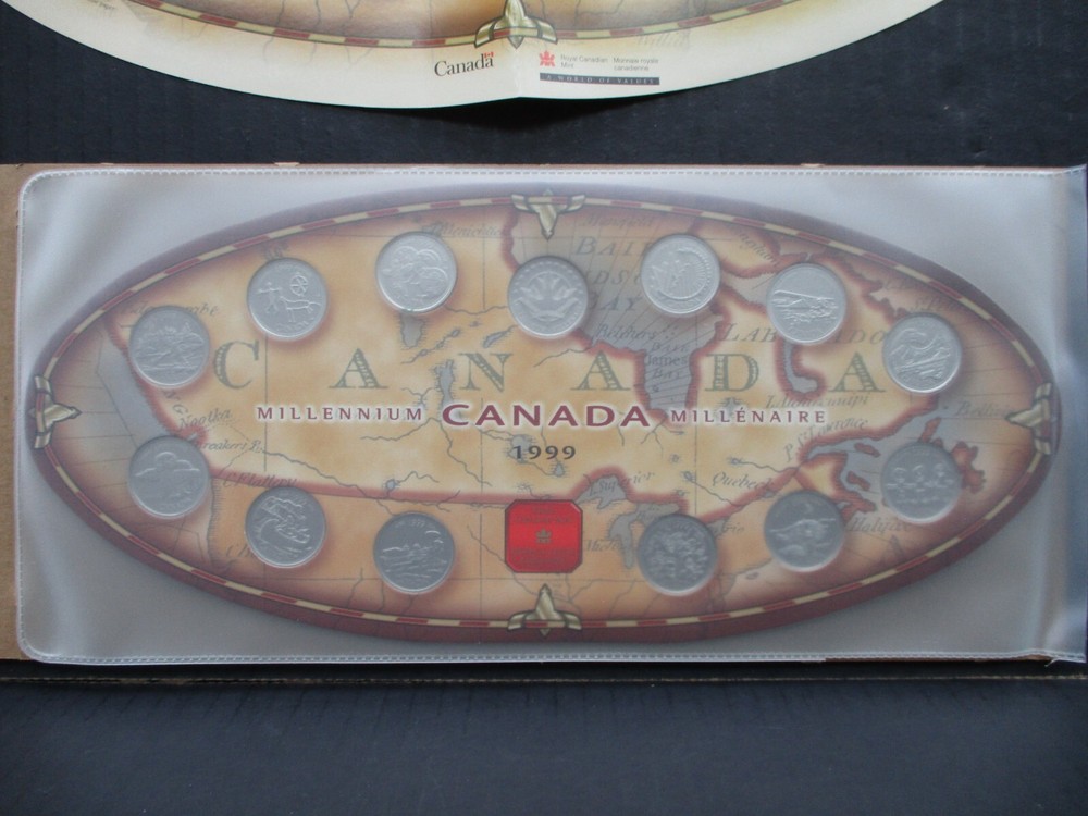 Canadian Millenium 1999 Quarters Collection RCM Issue Original Packaging