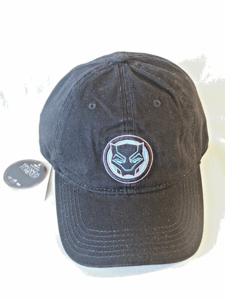 Black Panther Wakanda Forever Hat Marvel Studios Strap Back Cap New