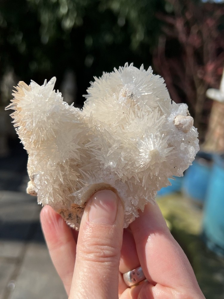 Calcite Spiky Cluster Patterns 244g 1