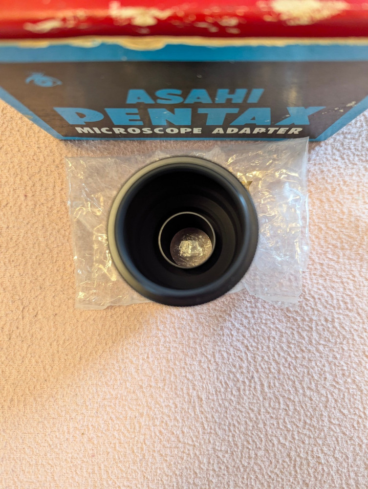Asahi Optical Co Ltd Japan Pentax Microscope Adapter w/Box