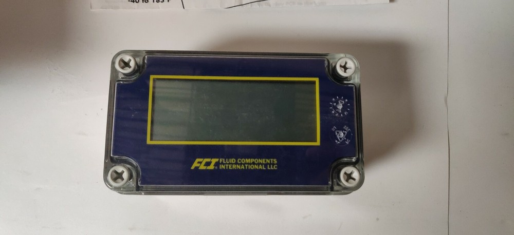 FCI Fluid Components DM10 3 1/2 DIGIT NEMA 4X Loop-Powered Process Meter