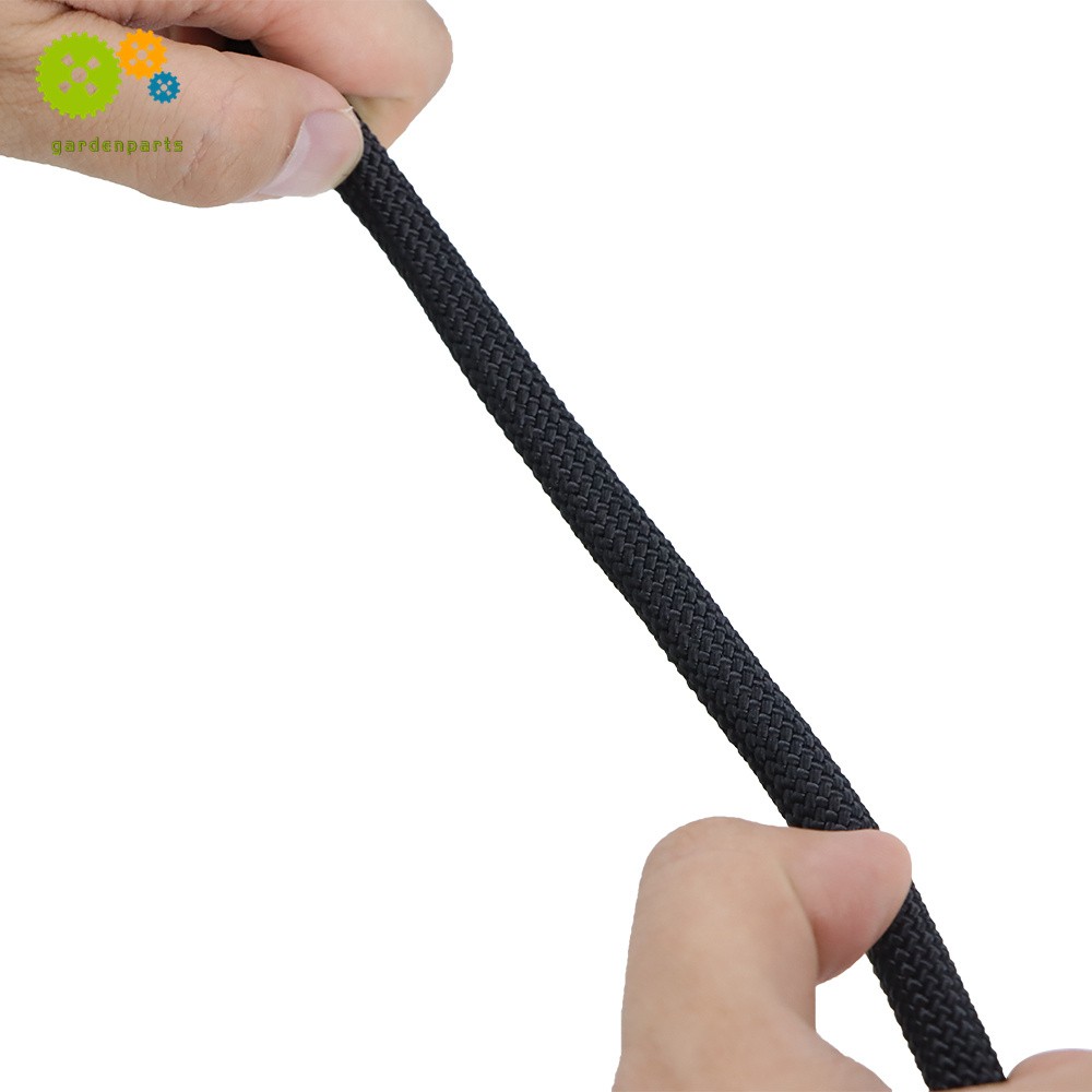 High Strong Pulling Braided Rope 3520Lbs 3/8" × 100' Black Polyest Rope