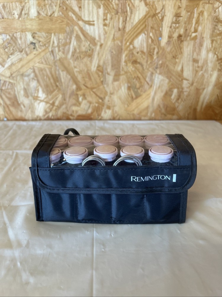 Remington Compact Hot Rollers in Storage Travel Case Ionic + Ceramic H1015 R