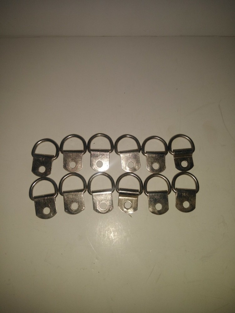 Flat D's for saddle attach saddle bags  12 pk  Leather Saddle Work