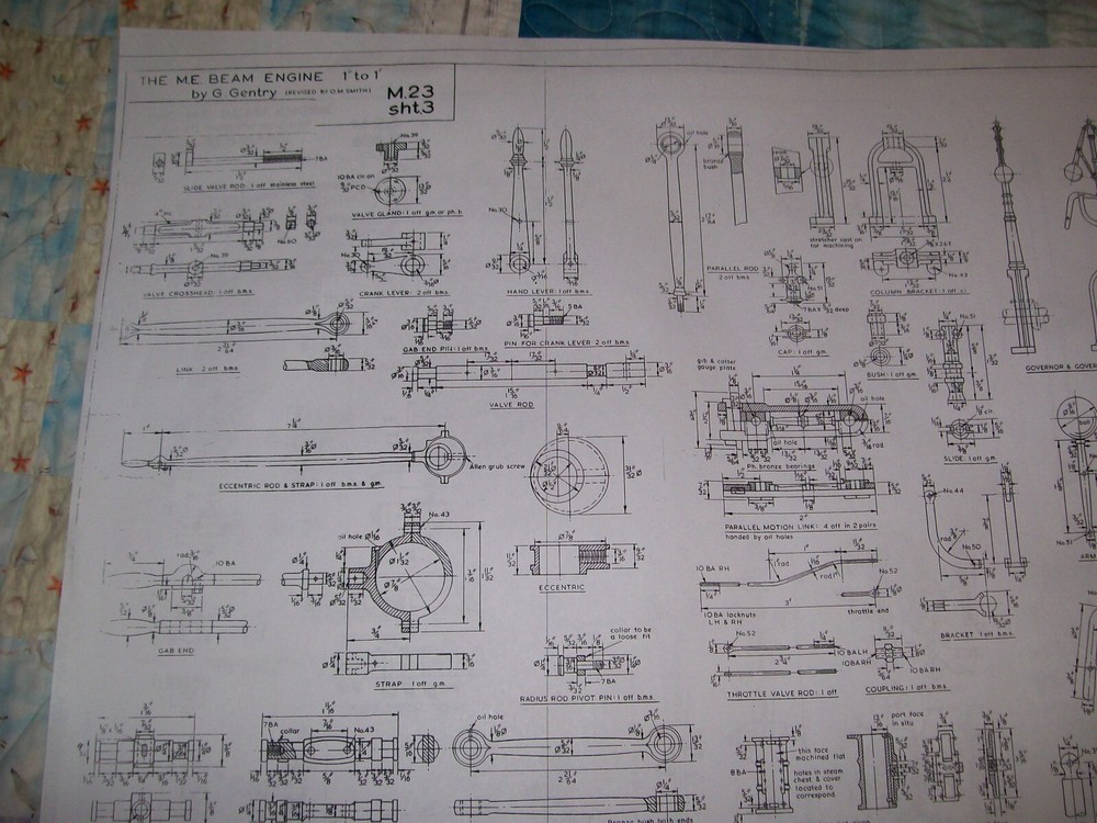 beam steam engine model plans