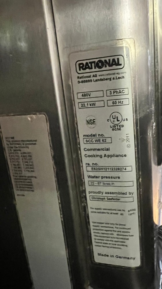 Rational SCCWE61 Combi Oven - Gray
