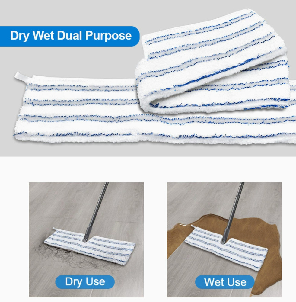 Microfiber Mop Replacement Heads Compatible with O-Cedar Dual Action Flat Mop