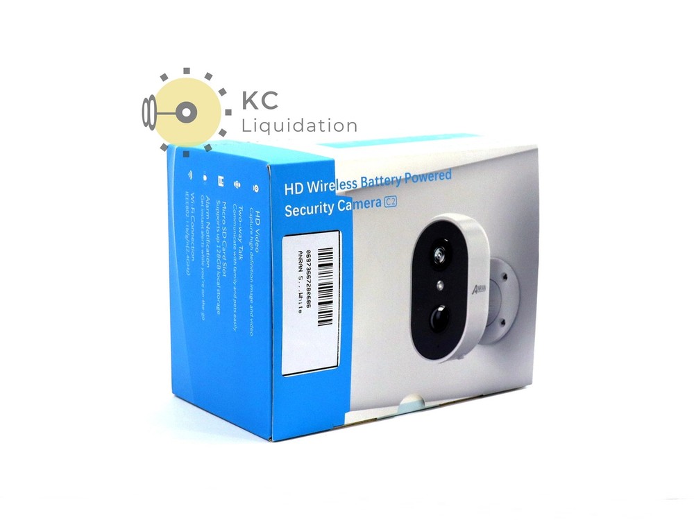 Anran HD Wireless Battery powered Security Camera C2 (White) - NEW