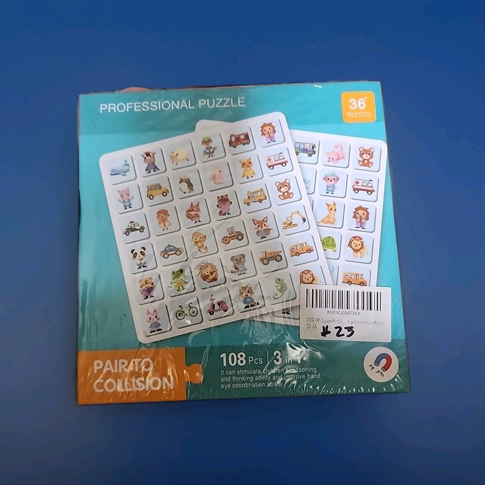 Pro Puzzle 36 Months Plus Learning Toy. Match, Stimulate And Improve Hand-eye...