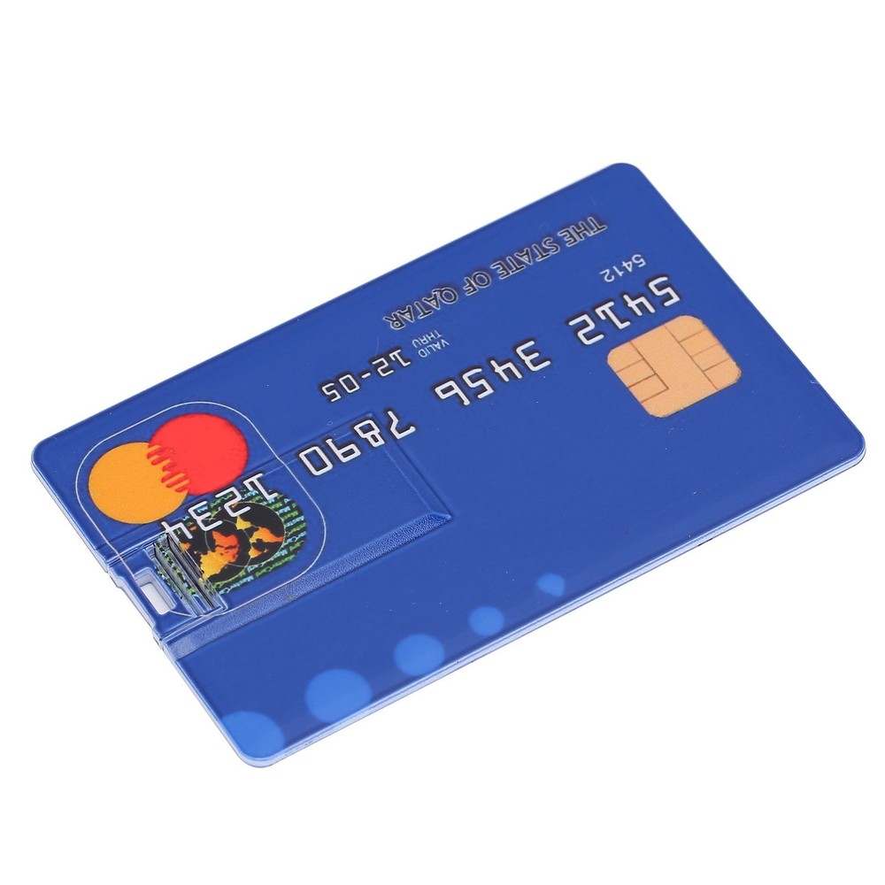 (32GB)Card Shaped U Disk Simple Unique USB Flash Drive For Data Storage File