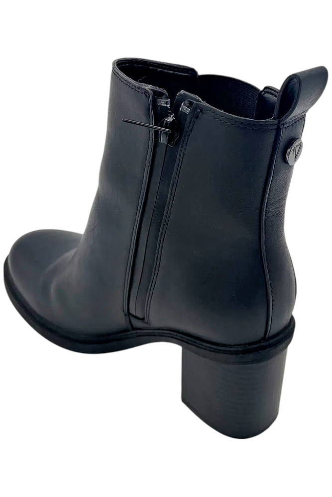 Vionic Women's Truckee Booties Ankle Boot Black Leather