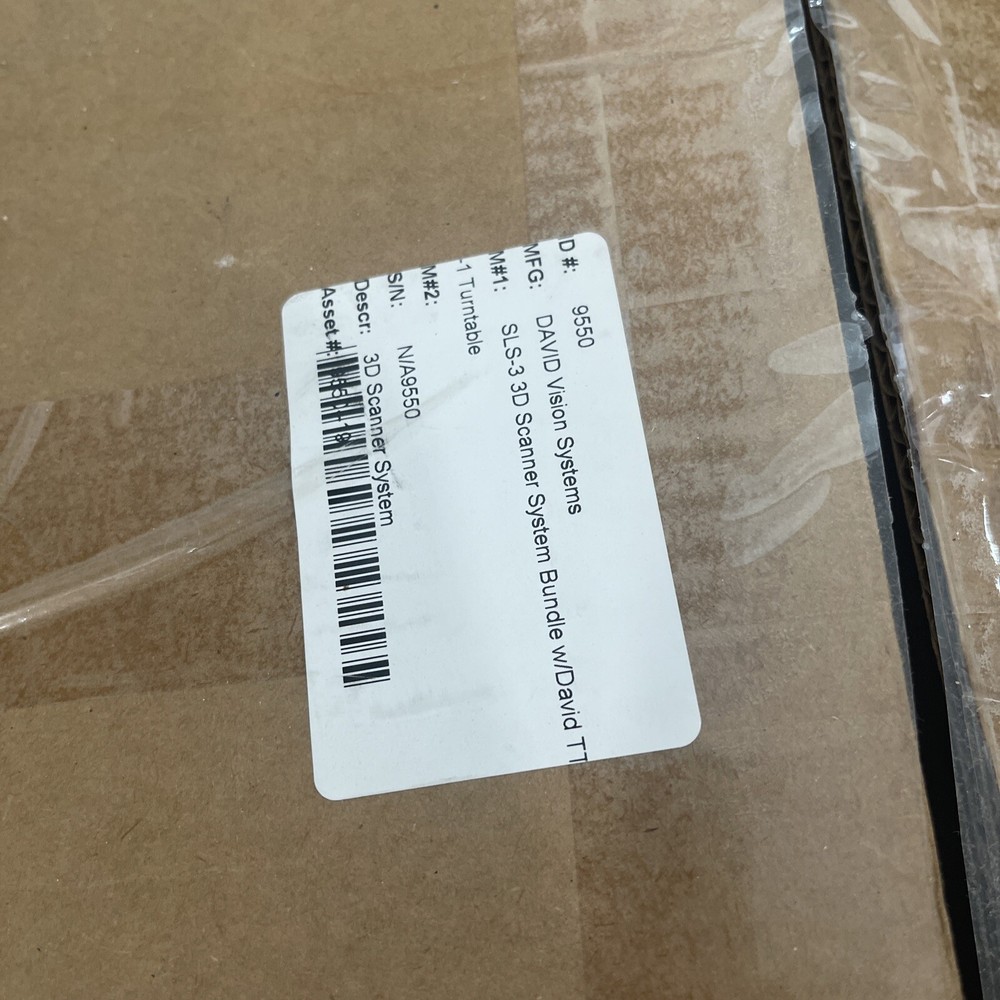 David SLS-3 3D Scanner System Bundle With TT-1 Turntable Brand new!