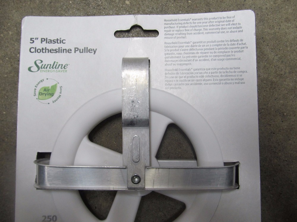 Clothesline Pulley 5" Diameter #250 NEW