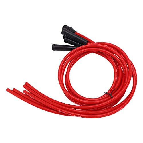 Plug Ignition Wire Set, Plug Ignition Wire Set Red High Performance Silicone