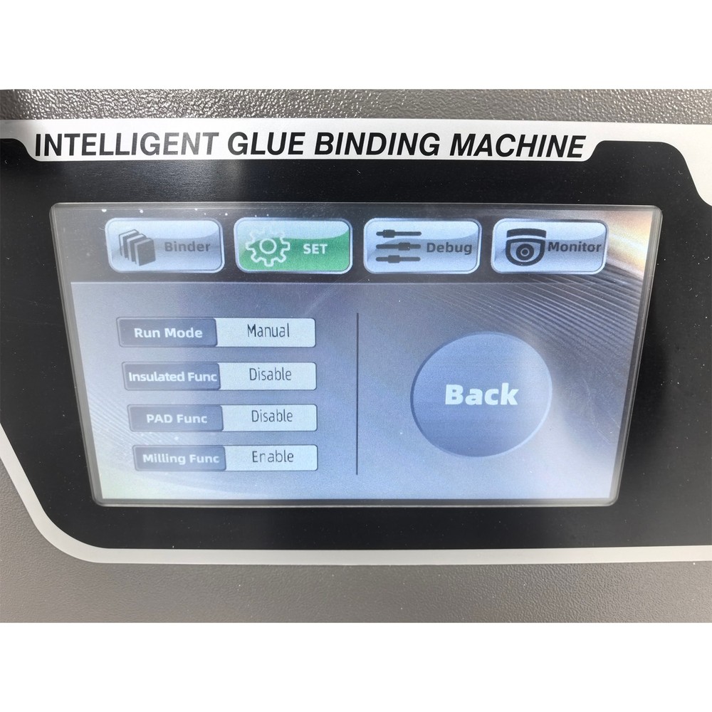 220V Auto Hot Glue Book Binding Machine A4 Side Glue Perfect Binding Machine
