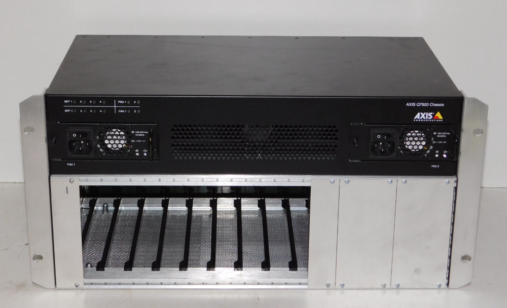 Axis Communications Q7920 Video Encoder Rack Mount Card Chassis Unit 0575-001-04