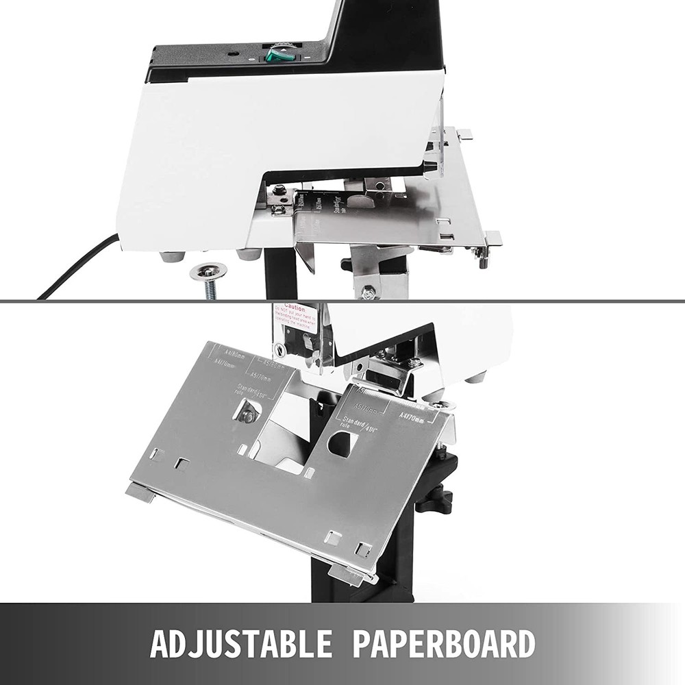 110V Electric Stapler Rapid Automatic Saddle Binding Machine 2 - 50 Sheets