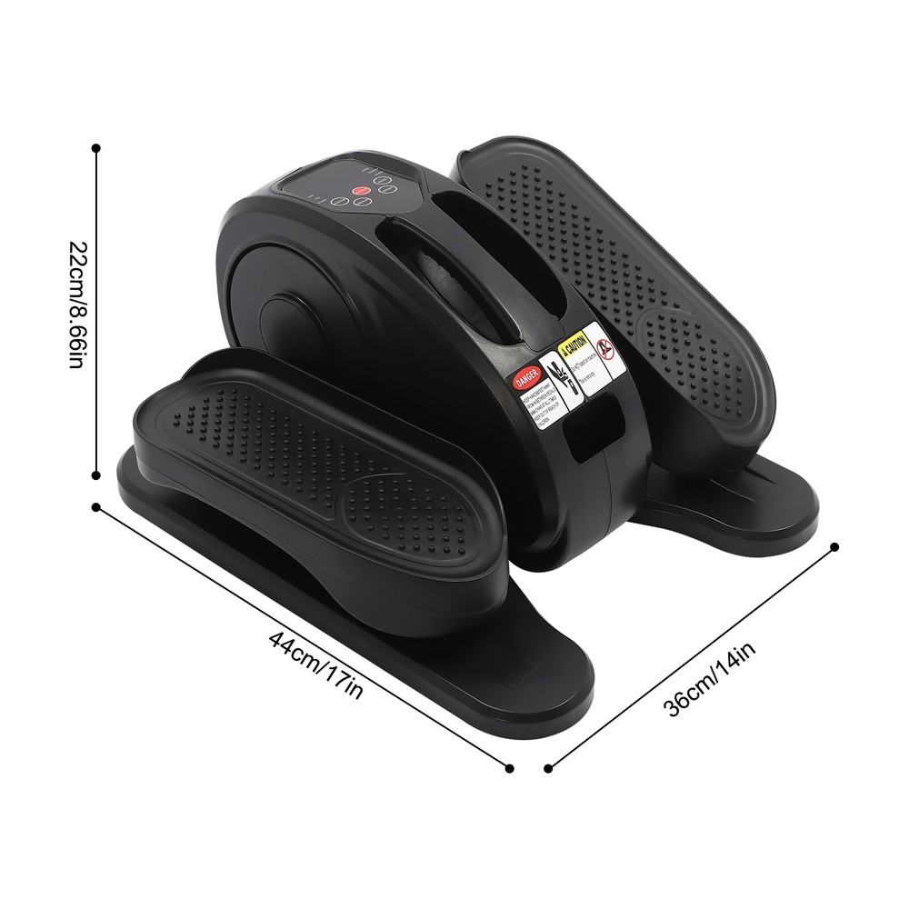 Under Desk Electric Elliptical Machine Pedal Leg Exerciser With Remote Control