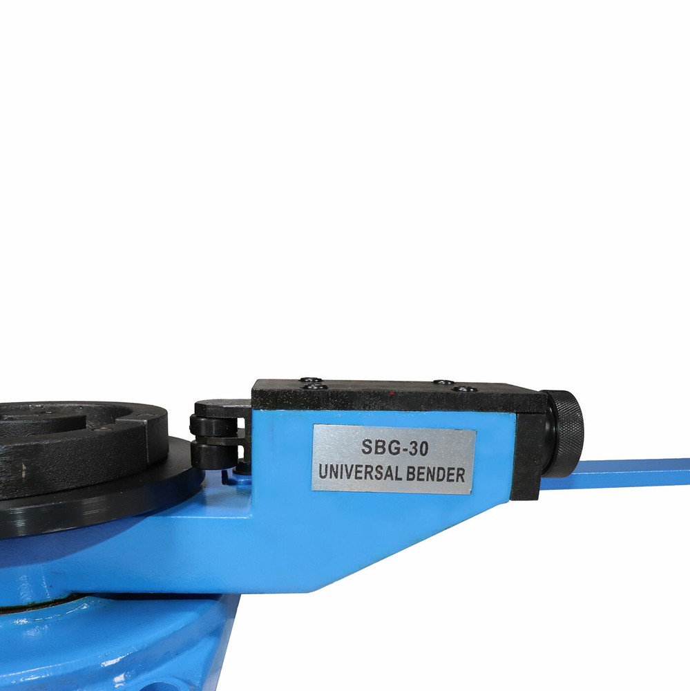 Erie Tools® Bench Mount Scroll Bar Bender for Angular Roll Hoop and Coil Bending