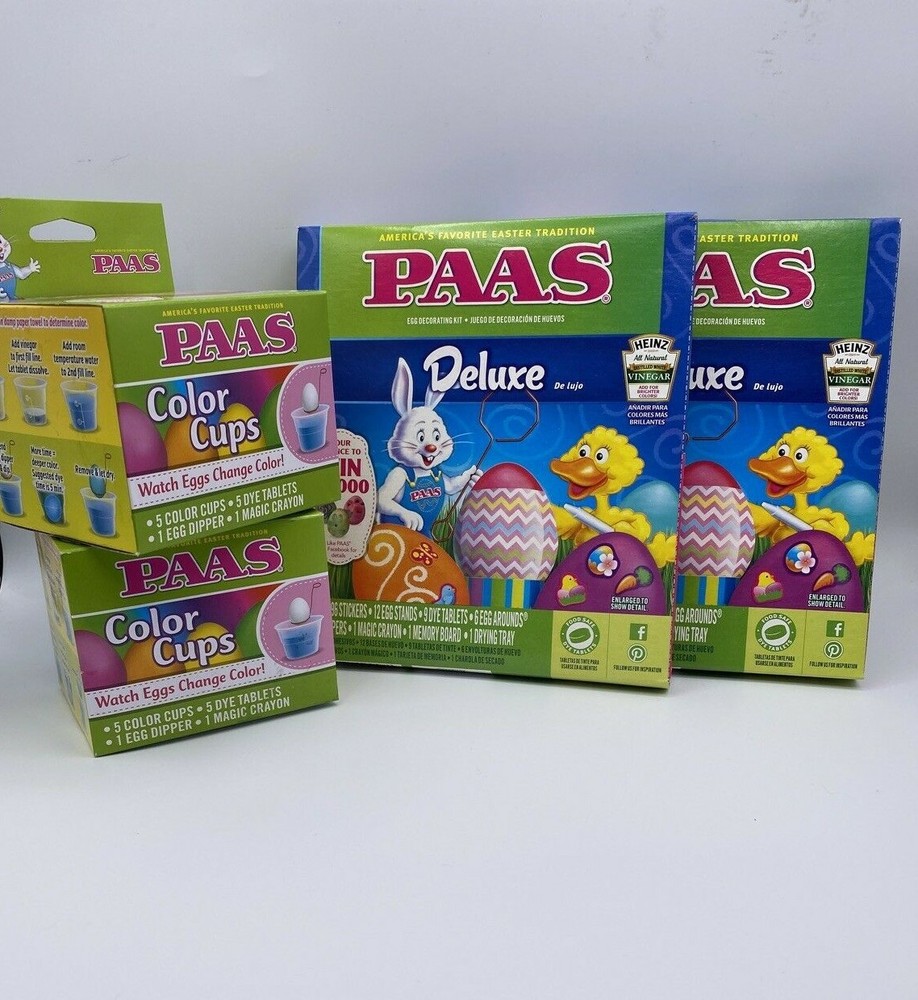 Paas Dye Cups And Deluxe Easter Eggs Decorating Kit