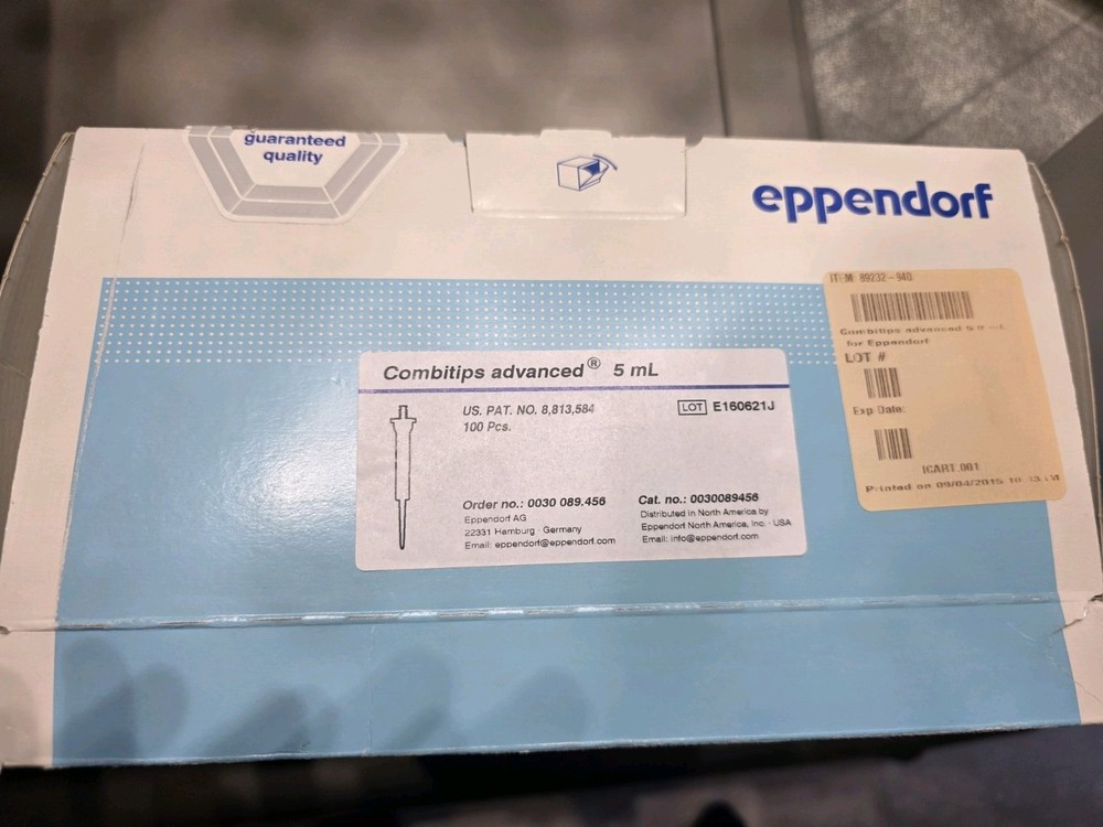 (800 pc) Eppendorf Combitips Advanced 5mL, 10mL, 25mL