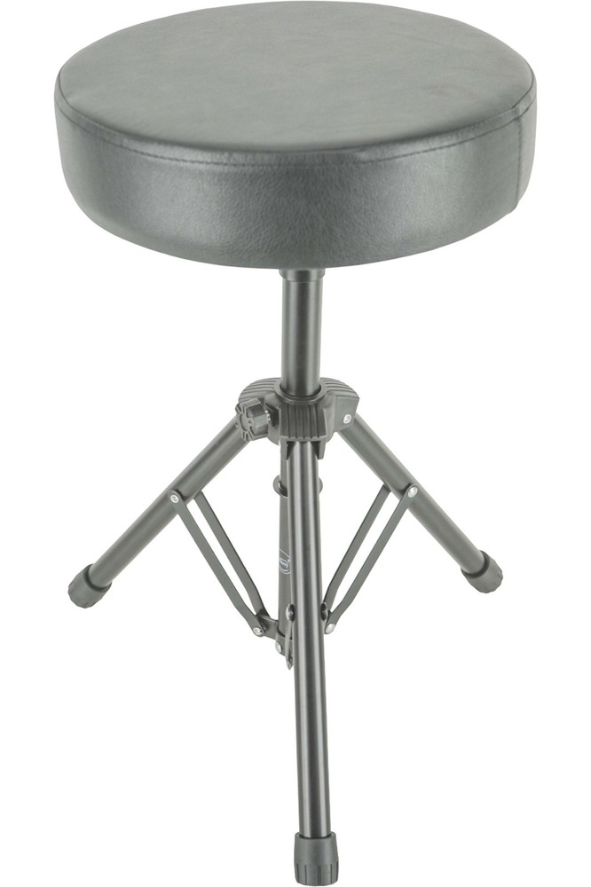 Glarry Non-adjustable Folding Percussion Drum Stool Round Seat BLEMISH
