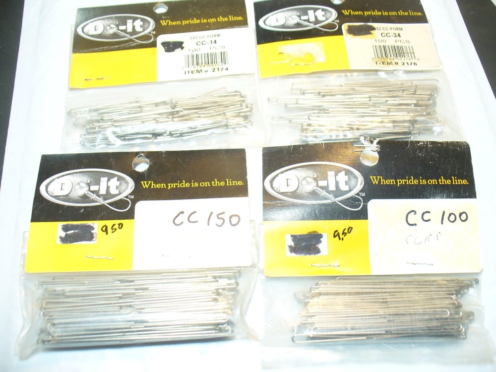 DO-IT CC Wire Forms 400 ASSORTED CC-14,CC34,CC100,CC150, WIRE FORMS