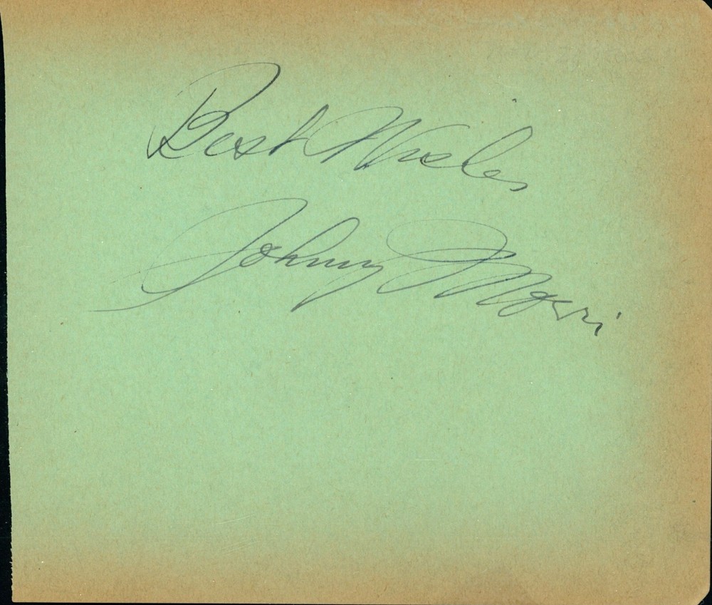 Vintage Mystery Celebrity Autograph