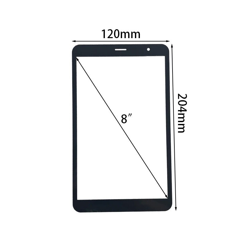 8 inch Touch Screen Panel Digitizer Glass For Cellution IRIS 2AT3DIRIS