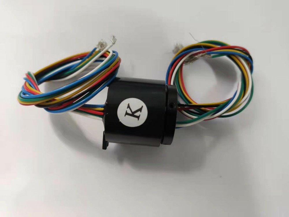 1PCS Slip Ring Through Hole Dia. 7mm 6 Circuits 5A For Wind Power Generator