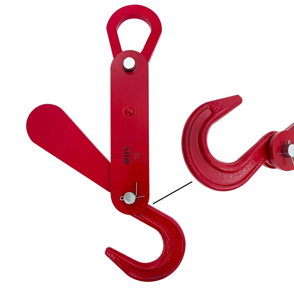 5T Automatic Unloading Hooks Lifting Hooks Tonneau Bag Lifting Hooks 0-3.15"