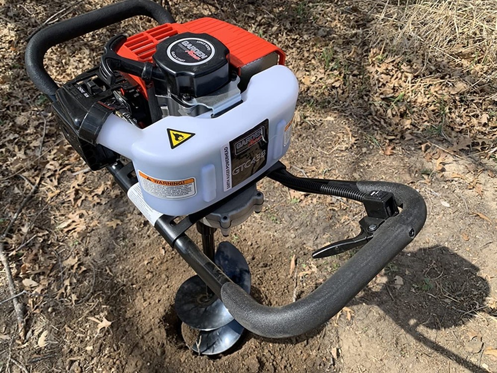 Compact 43cc Earth Auger with 8-Inch Bit - Easy Startup for All Digging Projects