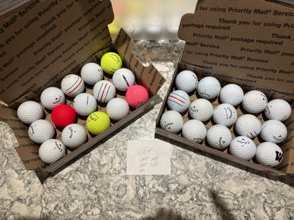 30 Callaway Assorted Mint (AAAAA) Used Golf Balls