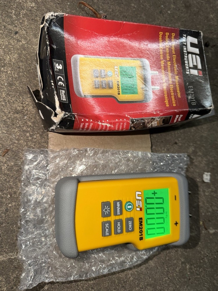 UEi Test Instruments EM201B Dual Input Differential Manometer