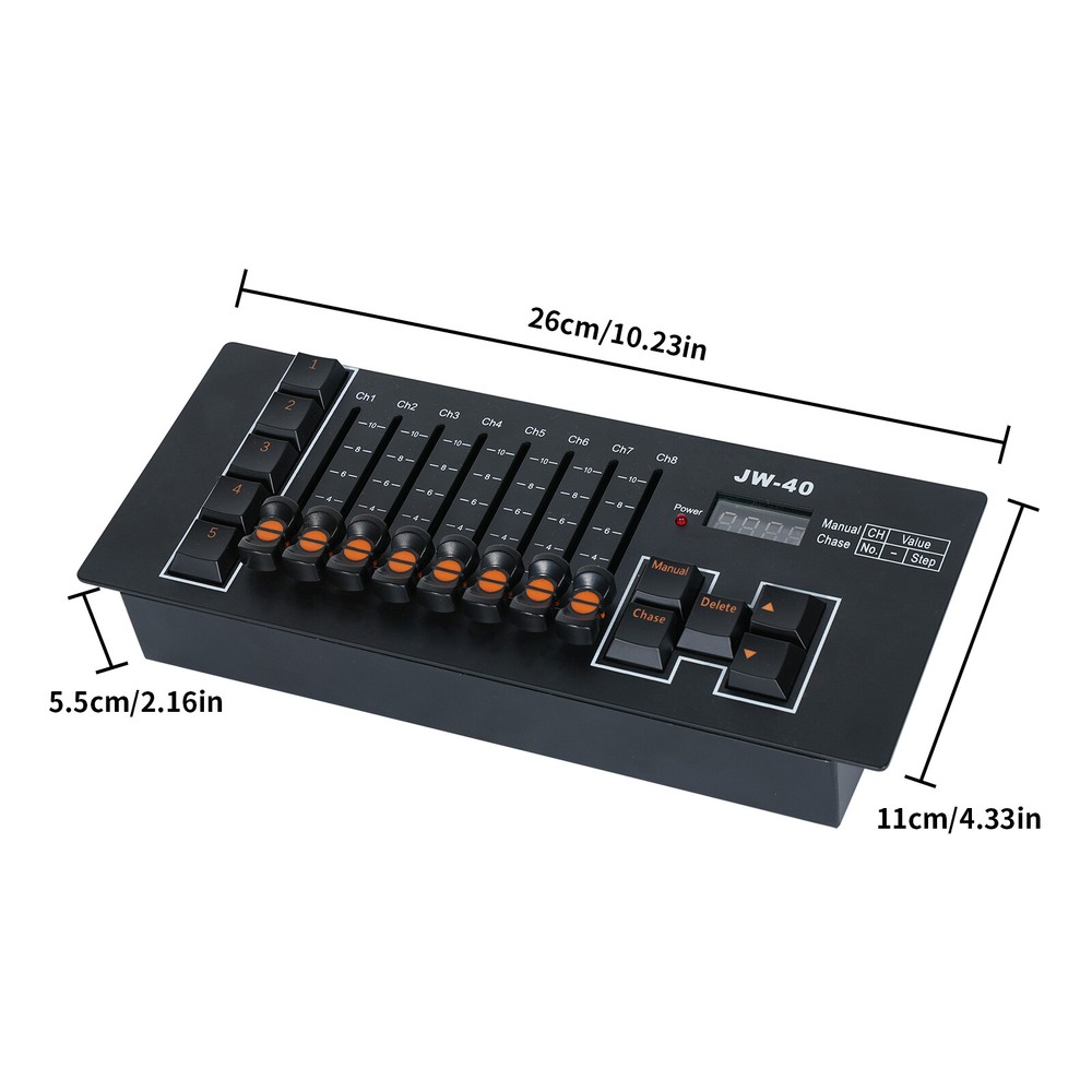 DMX512 40 Channels Operator Console Controller For Stage Lighting DJ Disco Party