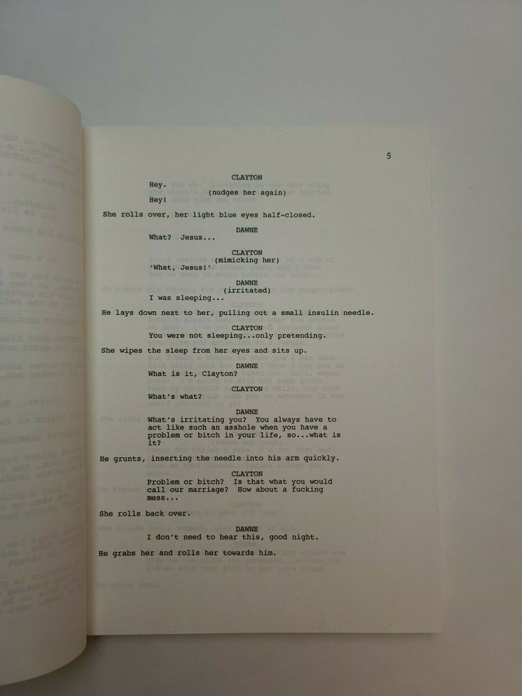 WORTH DYING FOR / Eric Swelstad 1990's Unproduced Movie Script Screenplay