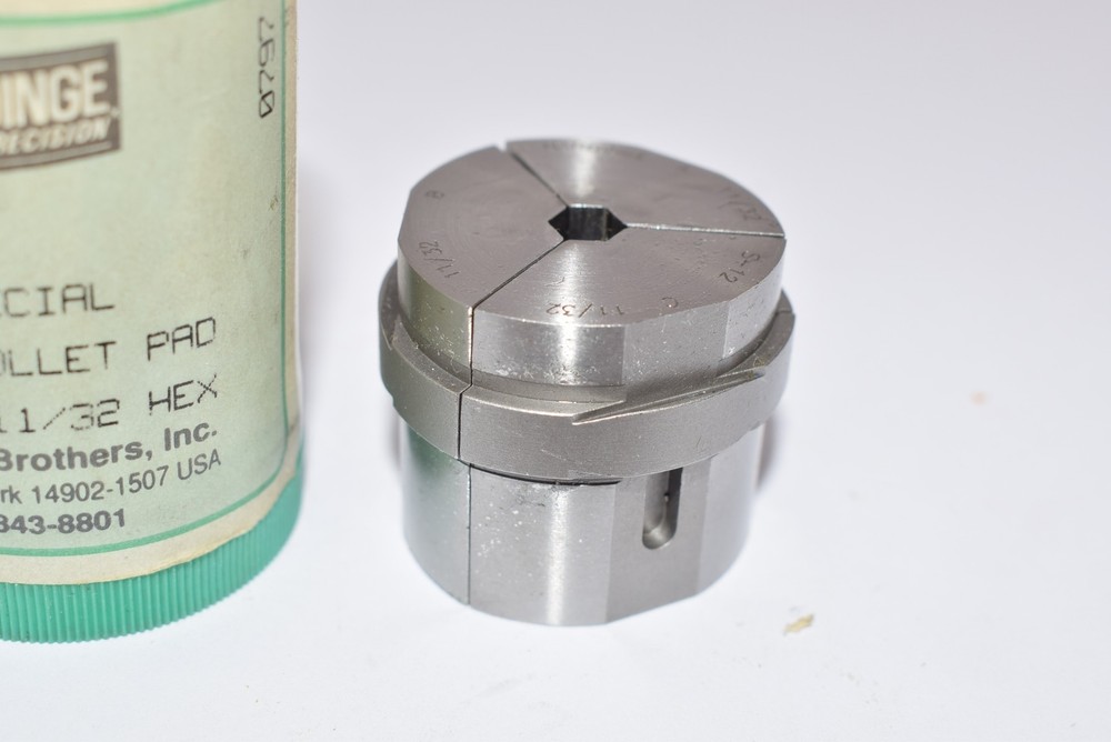 NEW Hardinge Special S12 Collet Pad 11/32'' HEX