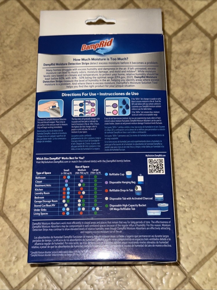 5-Count Moisture Detection Strips