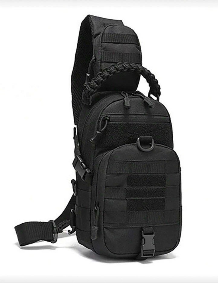 Tactical Backpack Sling Bag with Paracord Handle Shoulder Bag
