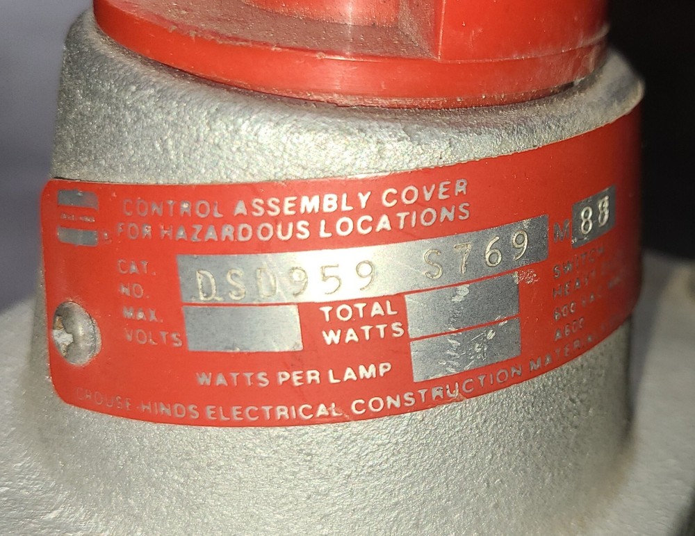 CROUSE HINDS DSD959 Jog