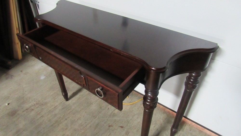 Mahogany Bombay Console Entry Table