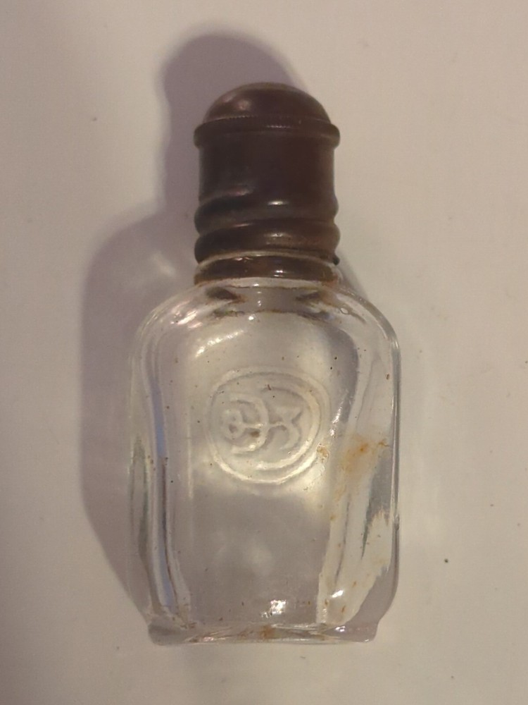 Vintage Colgate & Co. 2" perfume bottle embossed on front