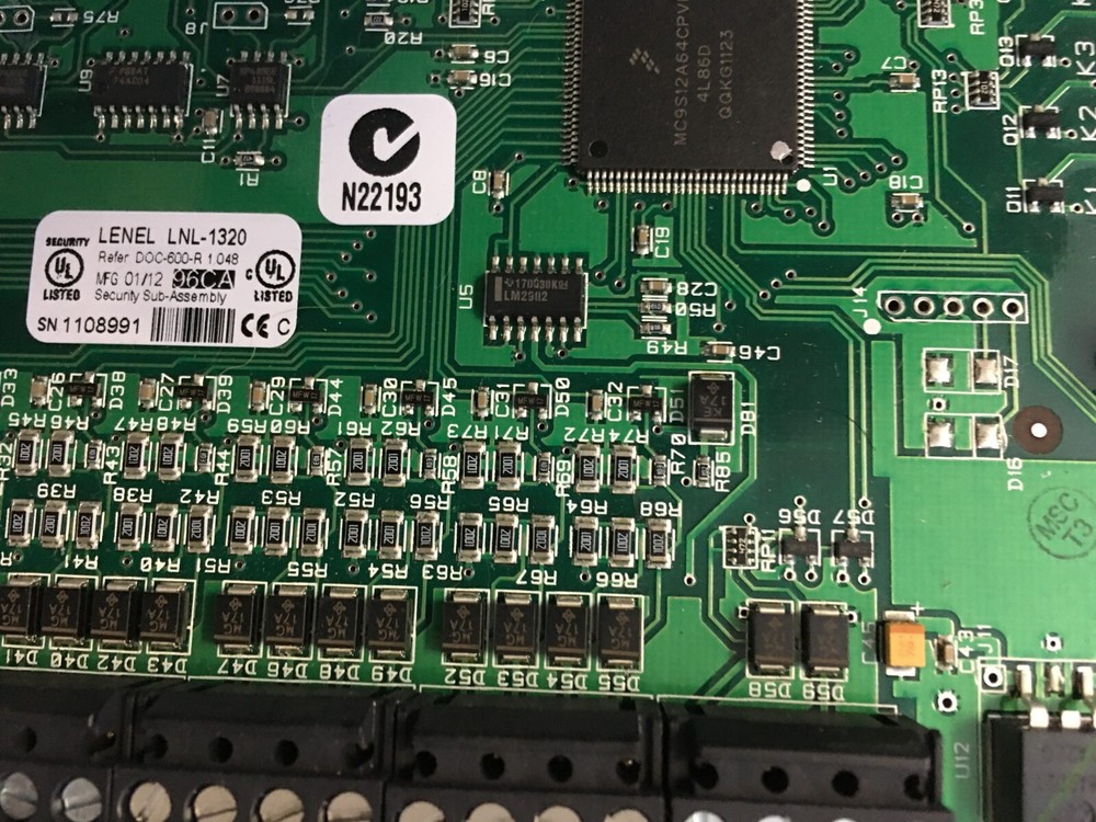 Used Series 2 Lenel LNL-1320 Dual Reader Module