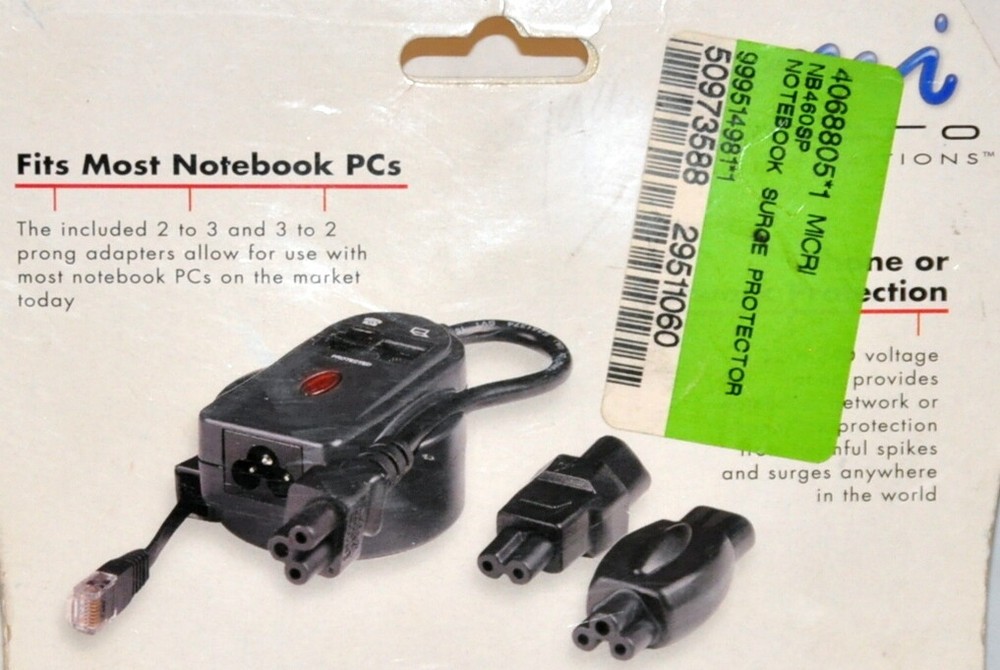 Micro Innovations Notebook Surge Protector - New