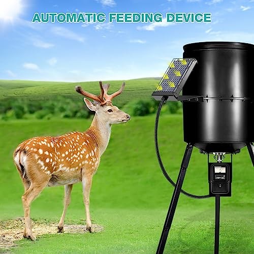 Solar Panel for Deer Feeder Solar Panel Outdoor Hunting Feeder Waterproof, 6V