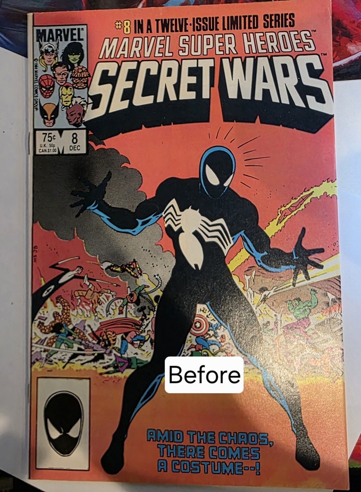 Comic Book Cleaning Pressing & Spine Roll Fix Service CGC Prep